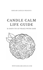 21 - Day Candle Calm Life Guide | Instant PDF - Bergam Candles