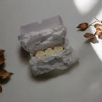 3x Small Rose Pillar Candles Set | Migraine - Safe Soy Coconut Beeswax | Clean Burn Romantic Gift 180g - Bergam Candles