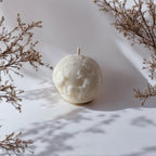 Autumn Deer Ball Candle 170g | 3D Forest Pillar Soy Beeswax Migraine - Safe | 20h Burn Handmade - Bergam Candles