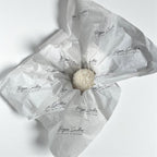 Rose Ball Candle | Migraine - Safe Soy Wax Ball Pillar 180g | ~23h Burn Natural Unscented - Bergam Candles