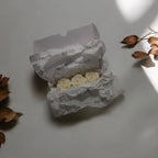 Unscented Natural Wax Candle Bundle | Romantic Rose Heart Gift Set 7pc (570g, 35h) - Bergam Candles