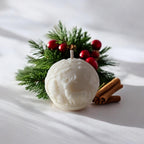 Winter Autumn Candle Gift Set 2pc | Textured Forest Pillars Soy Coconut 40h | Migraine - Safe Bundle - Bergam Candles