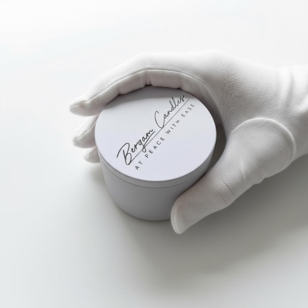 Wooden Wick Tin Candle | Crackle Sound Luxury Soy Coconut | Migraine - Safe 180g ~20h Burn - Bergam Candles